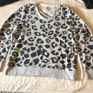 Cheetah print sweater
